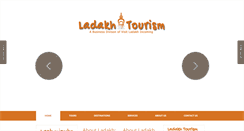 Desktop Screenshot of ladakhtourism.in